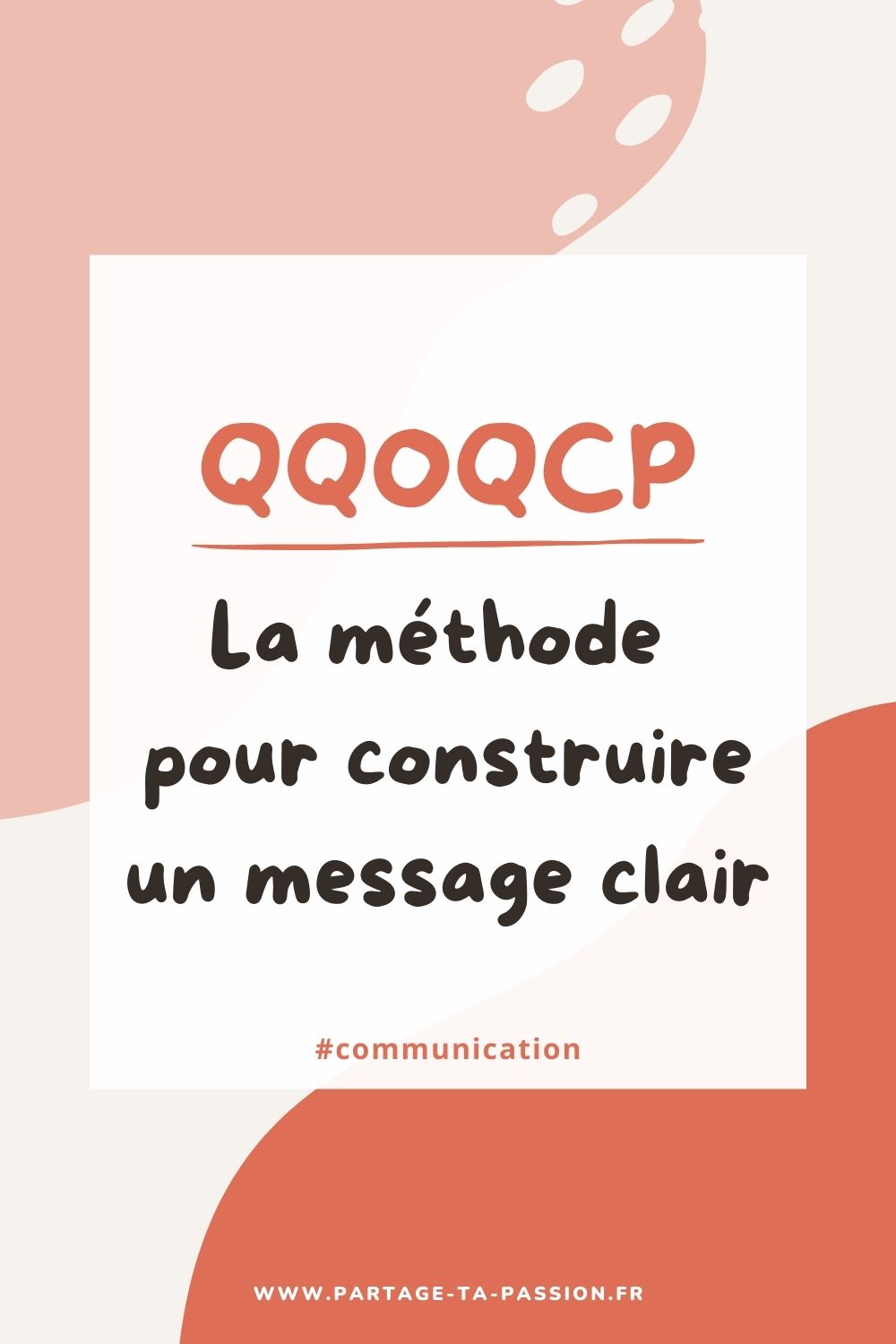 QQOQCP : la méthode pour construire un message clair