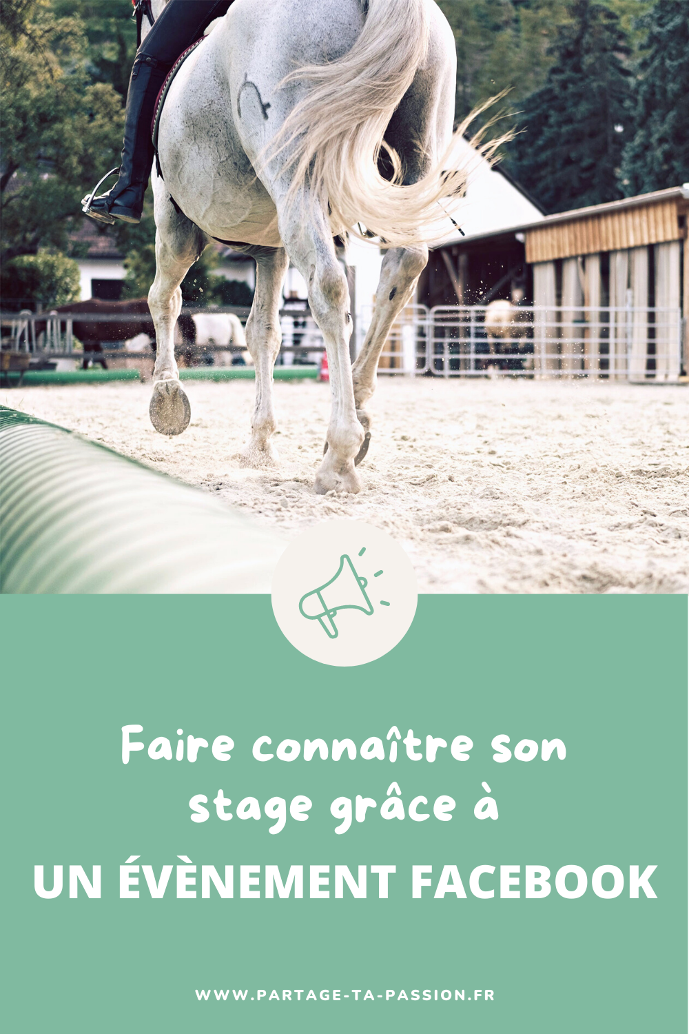 faire connaitre son stage d'équitation grace à un évènement facebook