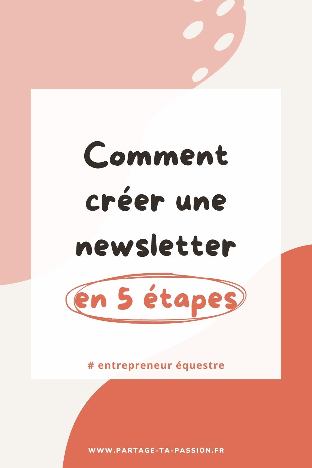 Comment créer une newsletter en 5 étapes : enregistre cette épingle sur Pinterest